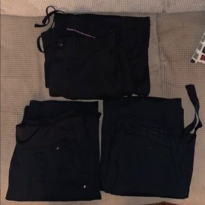 Black Scrub Pants